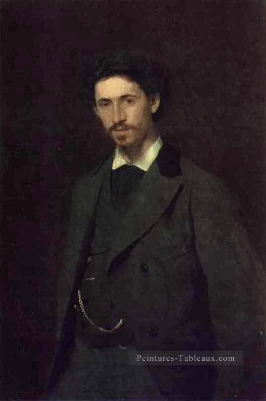 Portrait de l’artiste Ilya Repin démocratique Ivan Kramskoi Peintures à l'huile